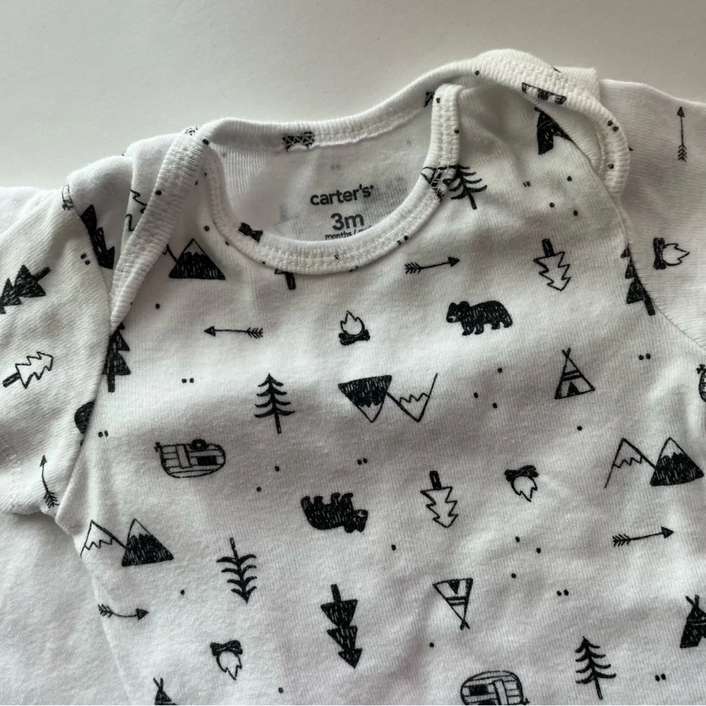 Just One You • 3 Months Baby Onesies Bundle of 3
